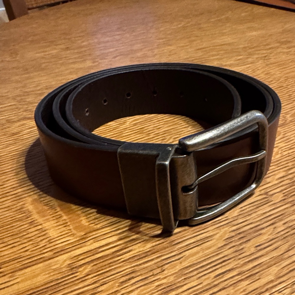 Will Leather Goods Classic Brown Leather Belt